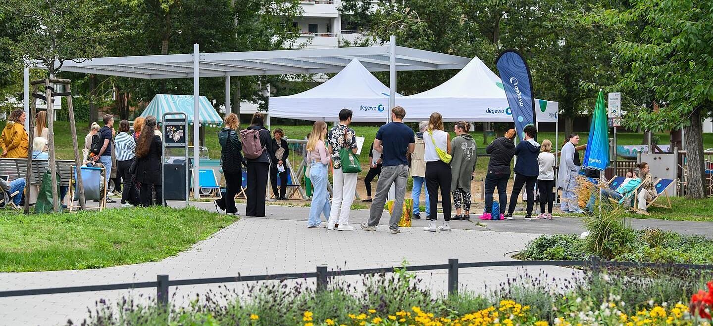 Eröffnungsfest der Klimaangepassten Freiräume in Marzahn-Hellersdorf.