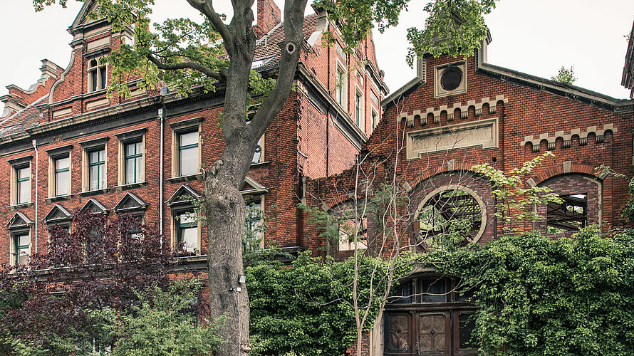 Ansicht des ehemaligen Männerasyls "Wiesenburg"